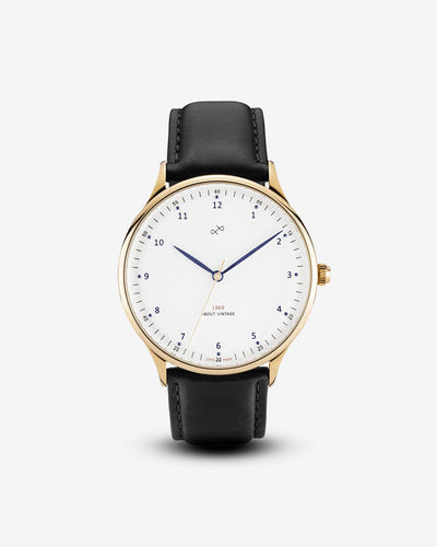 Vintage, Gold / White Watch