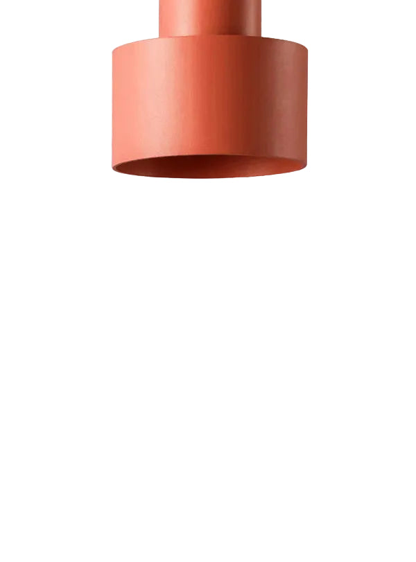 Modern Wooden & Coral Pendant Light