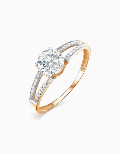 Cushion Halo Split Shank Ring