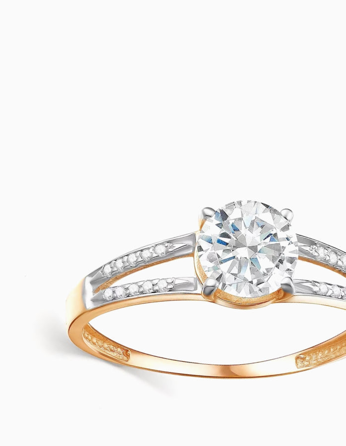 Cushion Halo Split Shank Ring