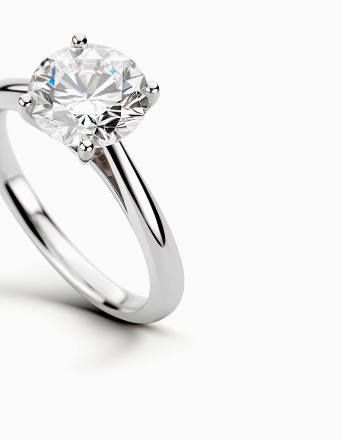 Diamond Solitaire Engagement Ring