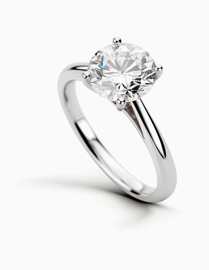 Diamond Solitaire Engagement Ring
