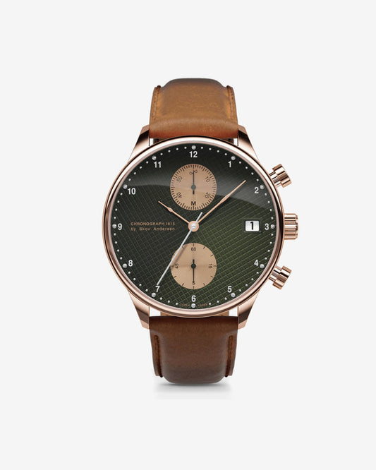Rose Gold / Green Turtle Panda Watch