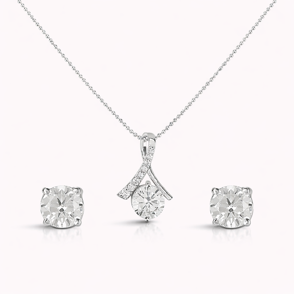 Alluring Beauty & Clear CZ Earrings