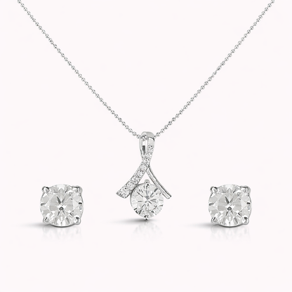 Alluring Beauty & Clear CZ Earrings