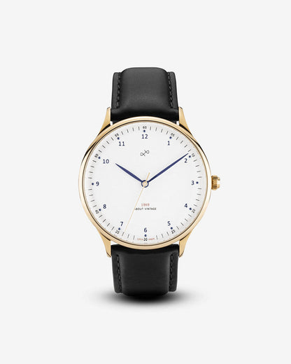 Vintage, Gold / White Watch