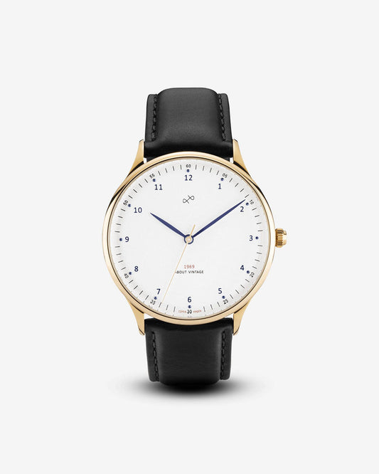 Vintage, Gold / White Watch
