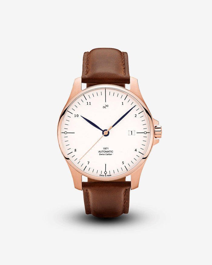 Rose Gold / White - Watch