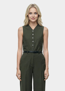 Button Front Playsuit