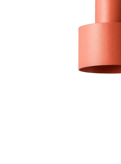 Modern Wooden & Coral Pendant Light