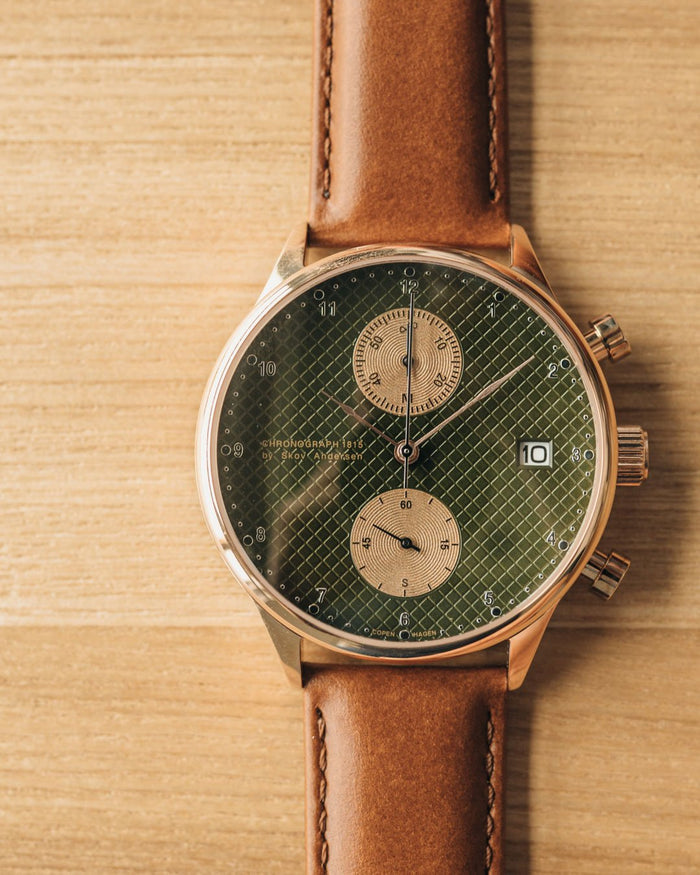 Rose Gold / Green Turtle Panda Watch