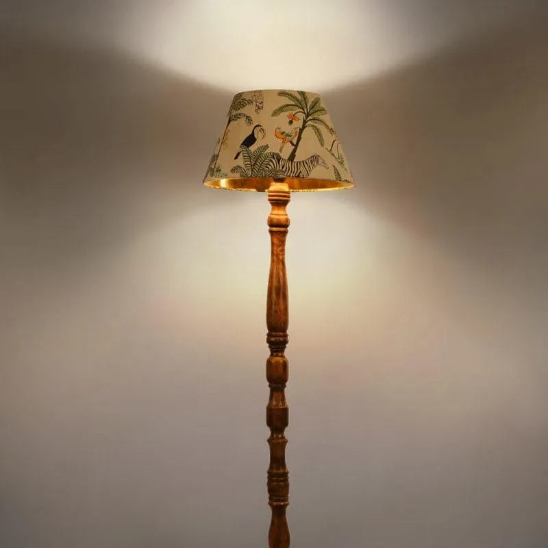Palm Pie Norfolk Wooden Floor Lamp
