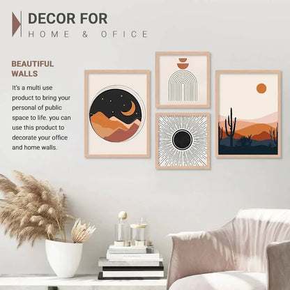Boho Bliss Modern Wall Art Framed Prints